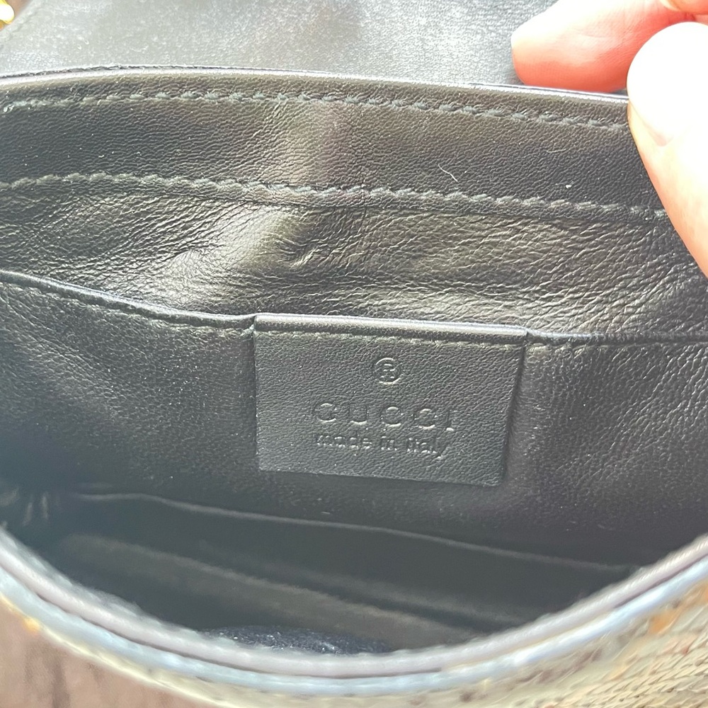 Gucci Ophidia Python Mini Shoulder Bad With Gold … - image 5